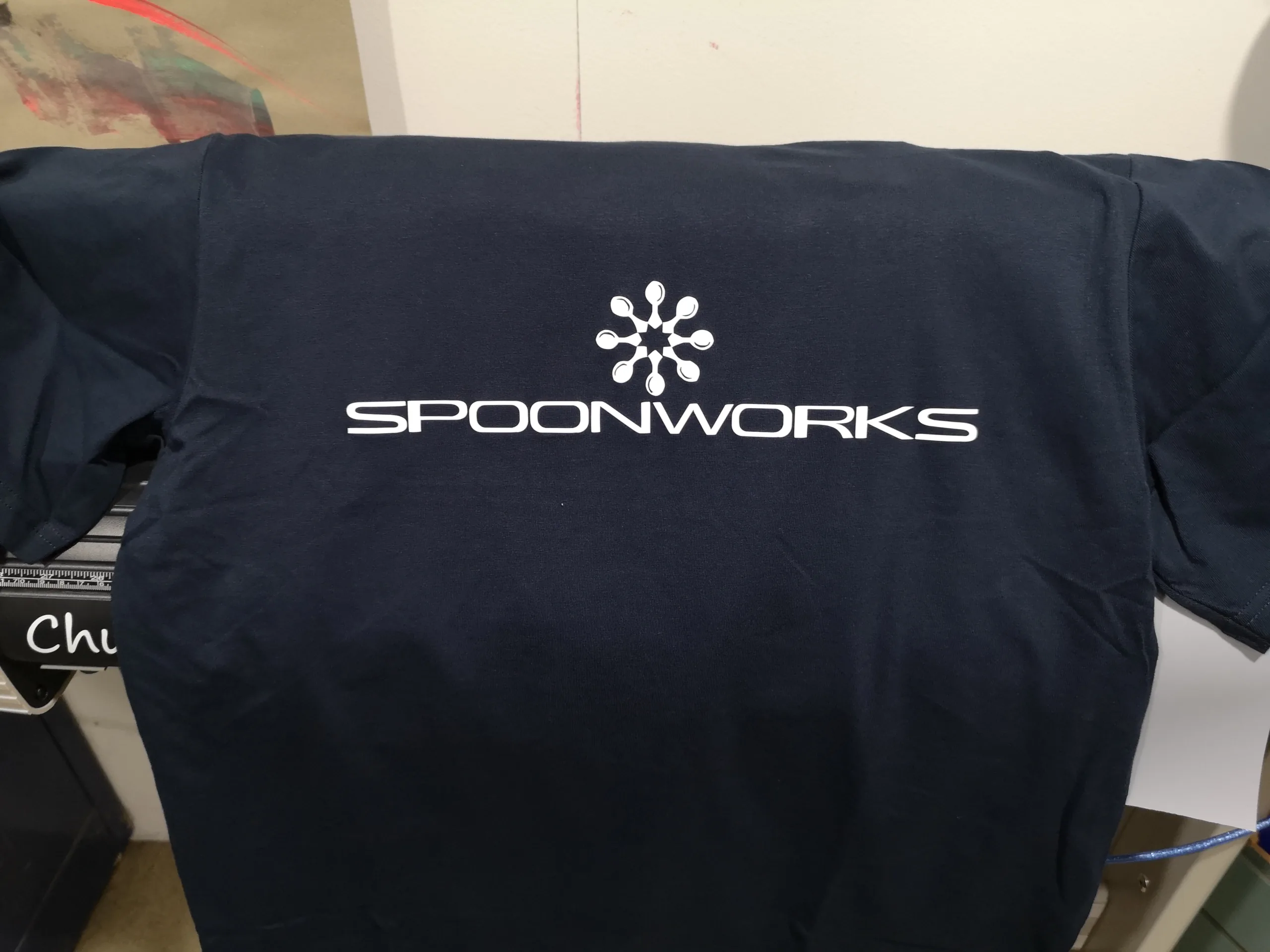 Spoonworks BMX Plain Shot T-Shirt (Navy)