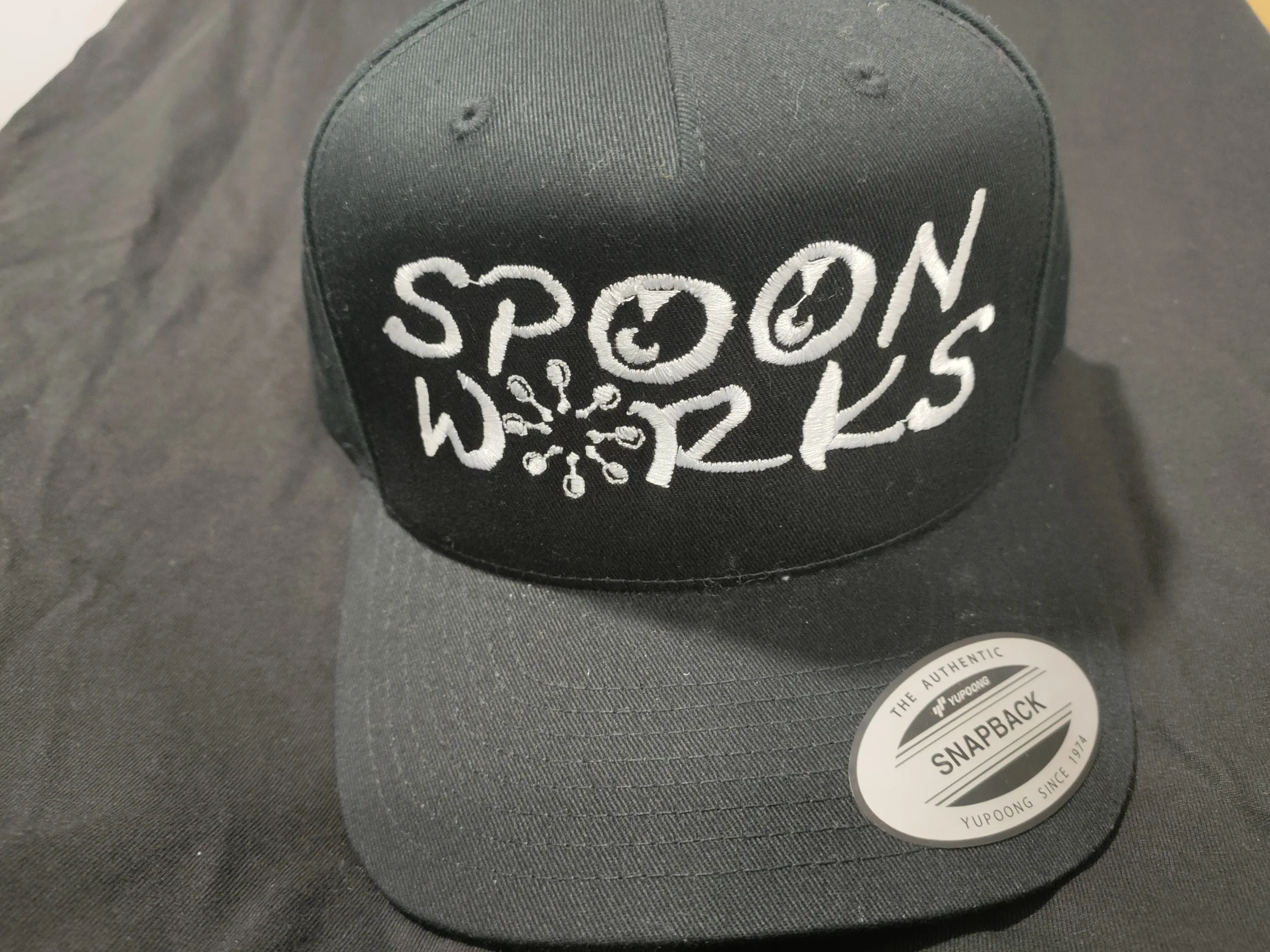 Spoonworks BMX Original Logo Hat (Black/White Logo)