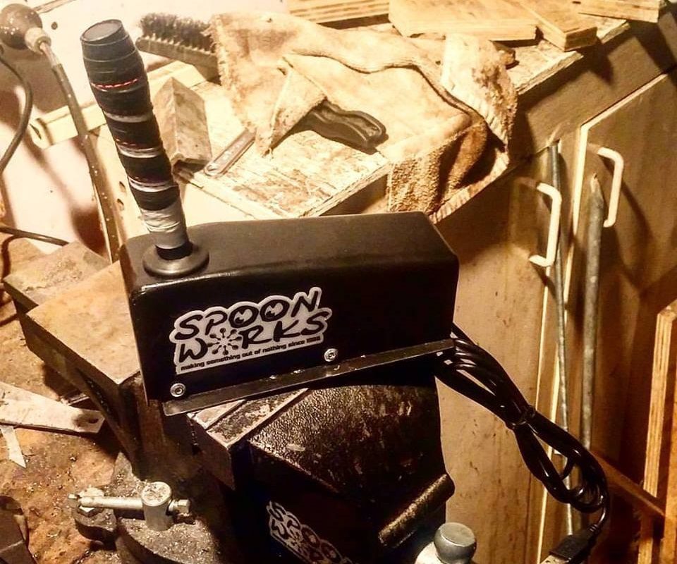 Hand-built Spoonworks simulator gear shifter
