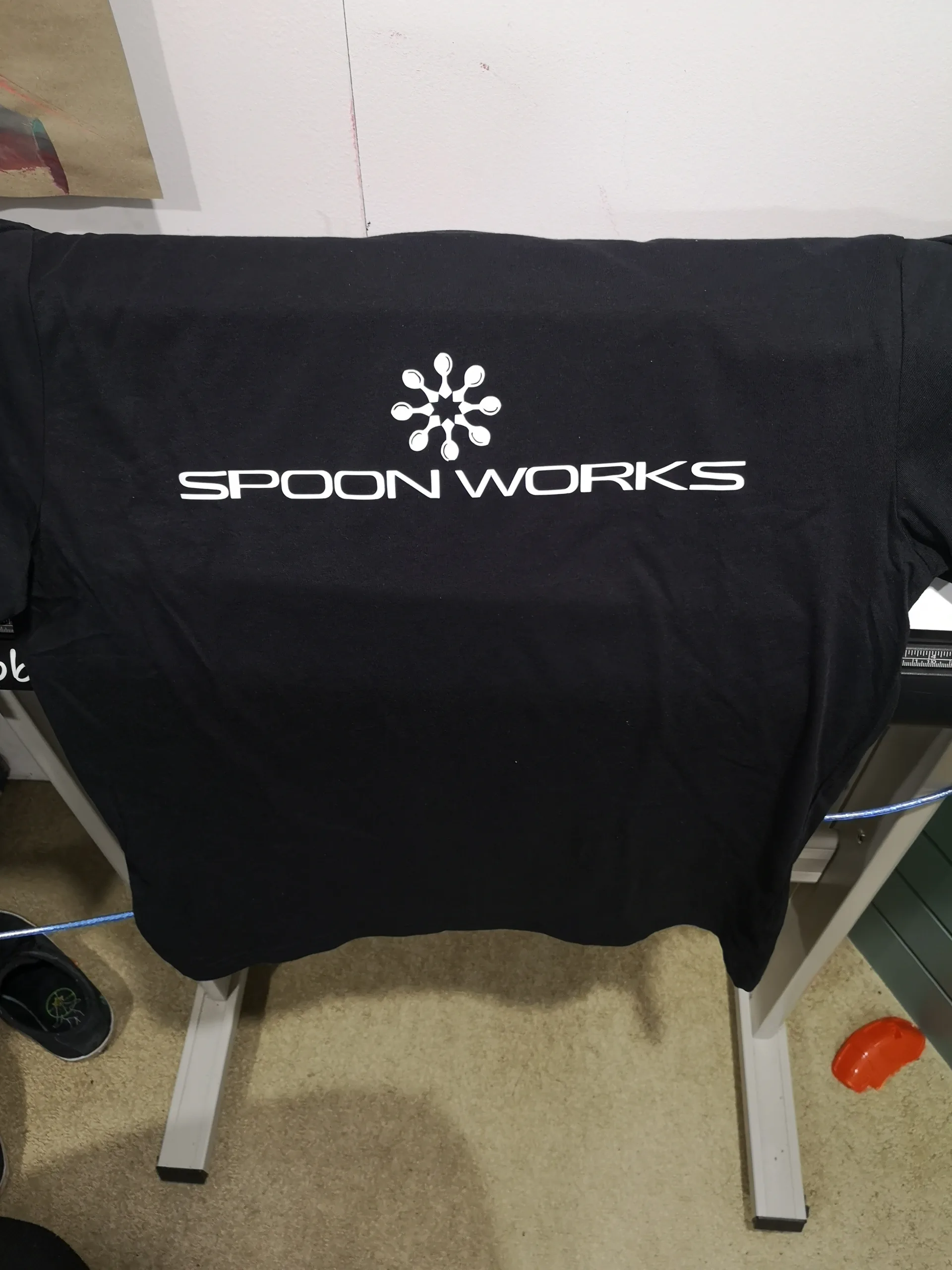 Spoonworks BMX Plain Shot T-Shirt (Black)