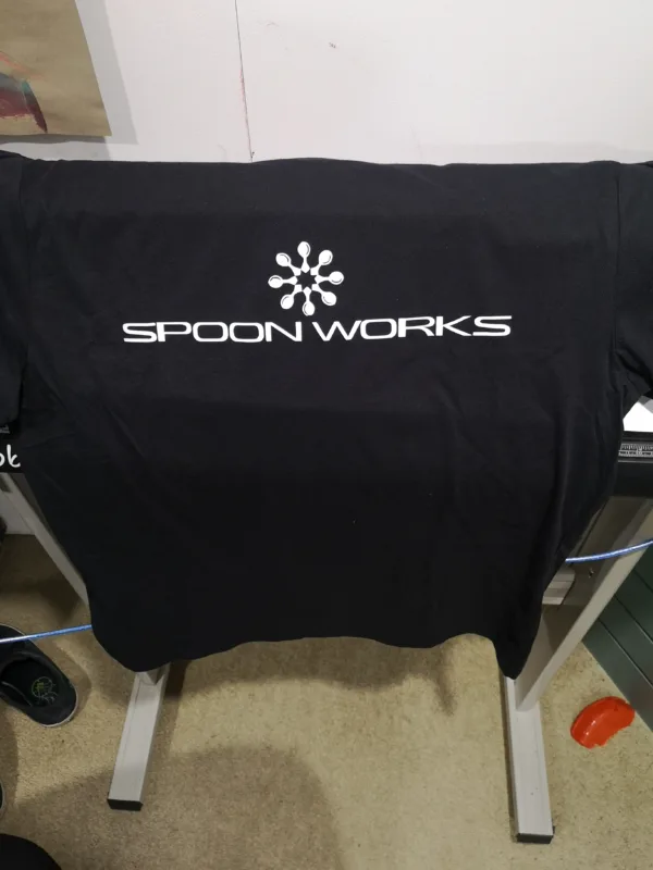 Spoonworks Plain Shot T-Shirt (Black) 1